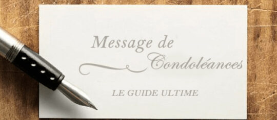 message de condoléances